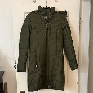 Eddie Bauer Olive Puffer Jacket